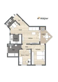 Grundriss Wohnung