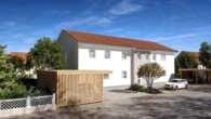 Hausansicht - B5 Illertissen – Wohnen mit Garten! Charmante 3-Zi. Wohnung mit Süd-Ausrichtung