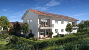 B5 Illertissen in KNN Bauweise- Wohnen mit Garten! Charmante 2,5 Zi.-Whg. ideal für Singles o. Paare, 89257 Illertissen, Etagenwohnung