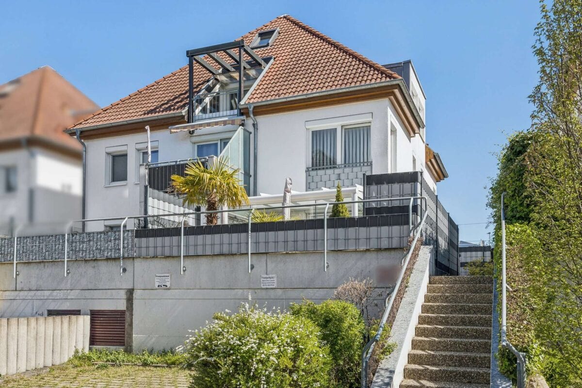Terrasse mit Privatsphäre
