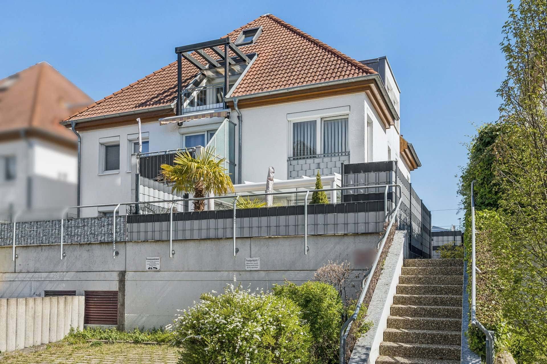 Terrasse mit Privatsphäre